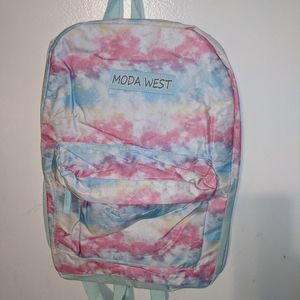 NWT! Pastel Tye Dye Bookbag